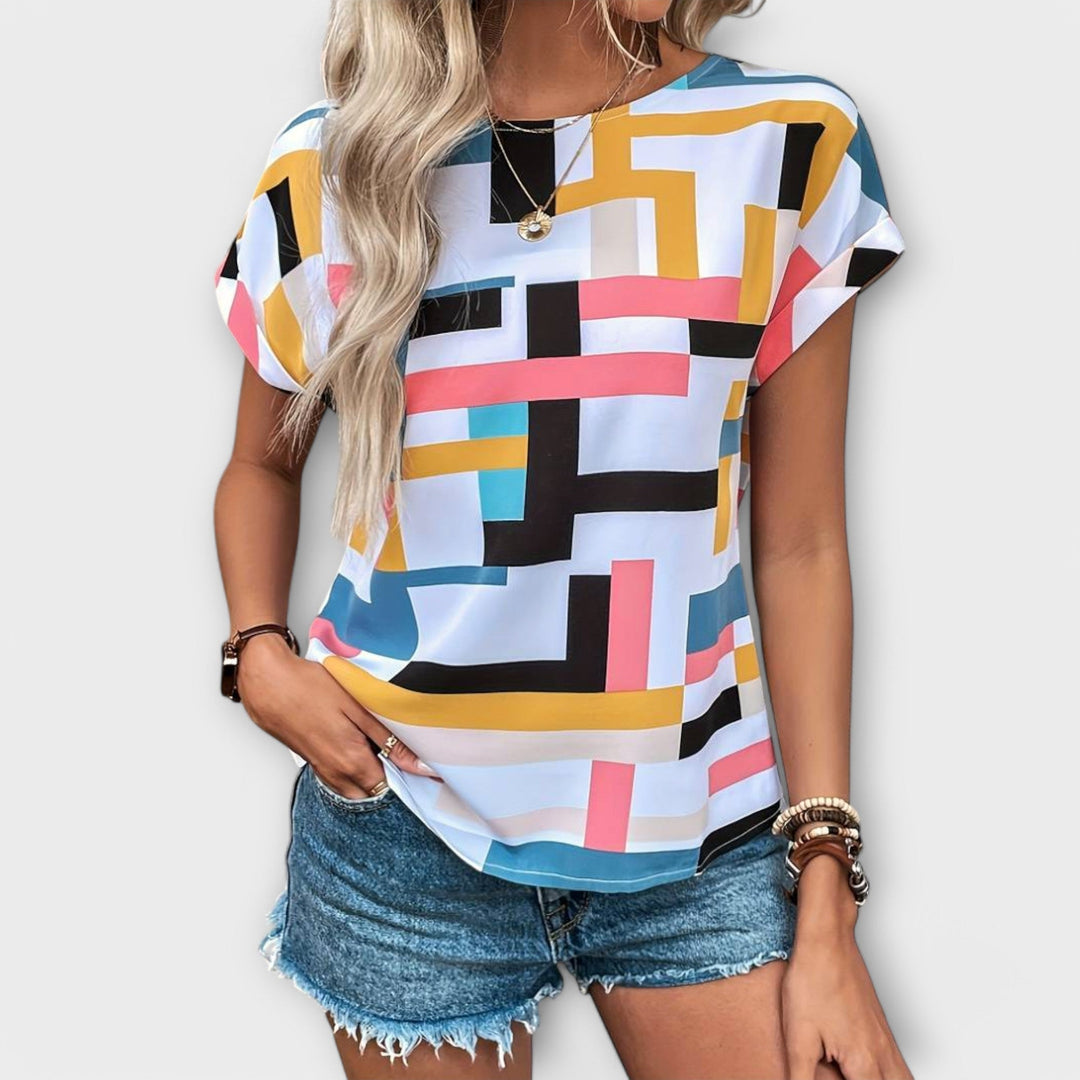 Chloe | Blusa de manga corta