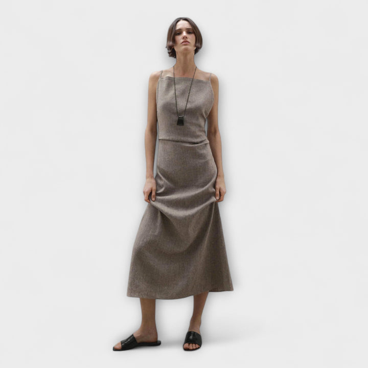 Enriqueta | Vestido maxi de lino