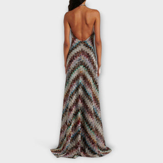 Reese | Vestido de punto en espiga multicolor