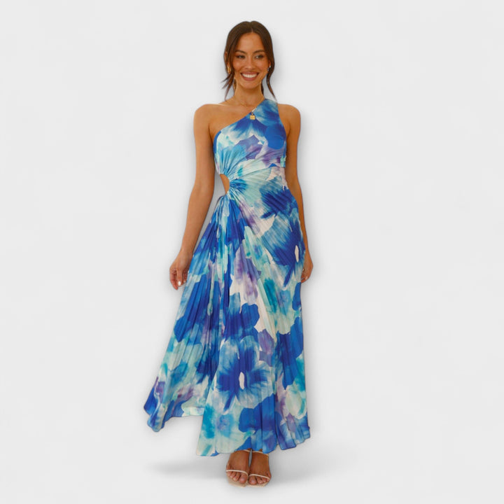 Goretti | Vestido maxi con abertura