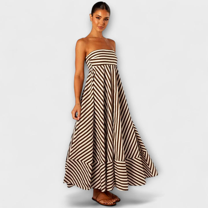 Laia | Vestido maxi con volantes