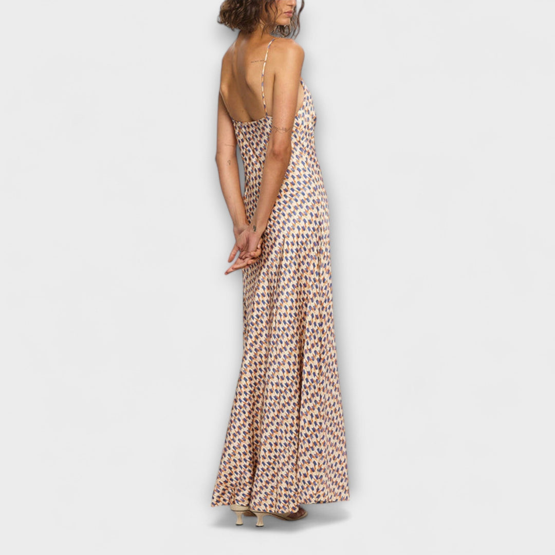 Tove | Vestido maxi geométrico