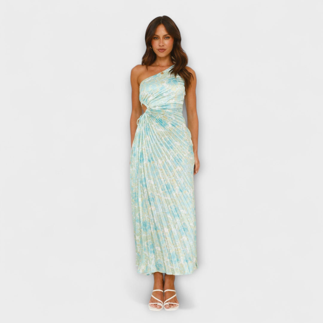 Goretti | Vestido maxi con abertura