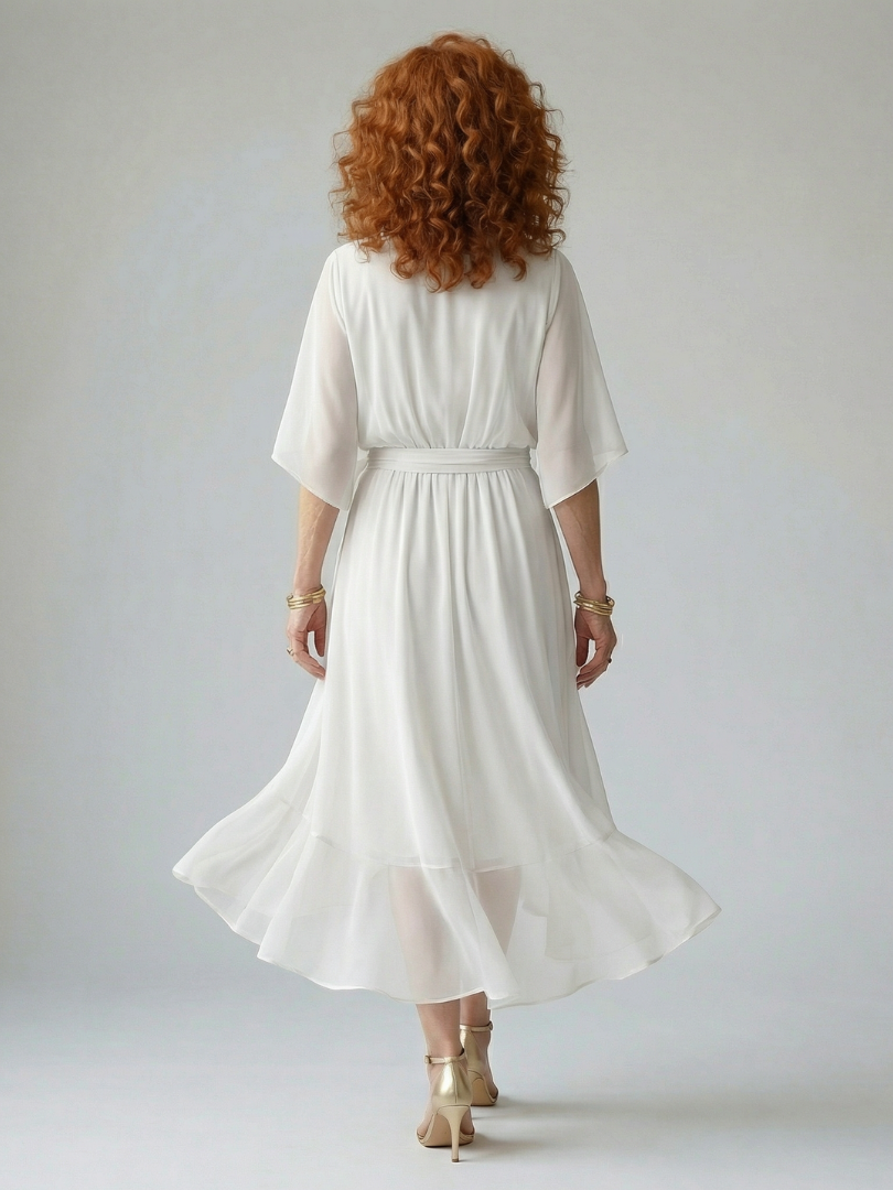 Edith | Vestido midi con lazo