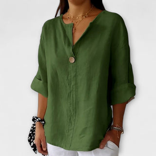 Nicole | Blusa casual con escote en V