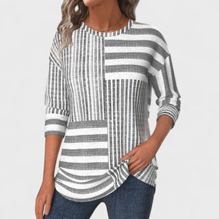 Paz | Blusa de rayas transpirable