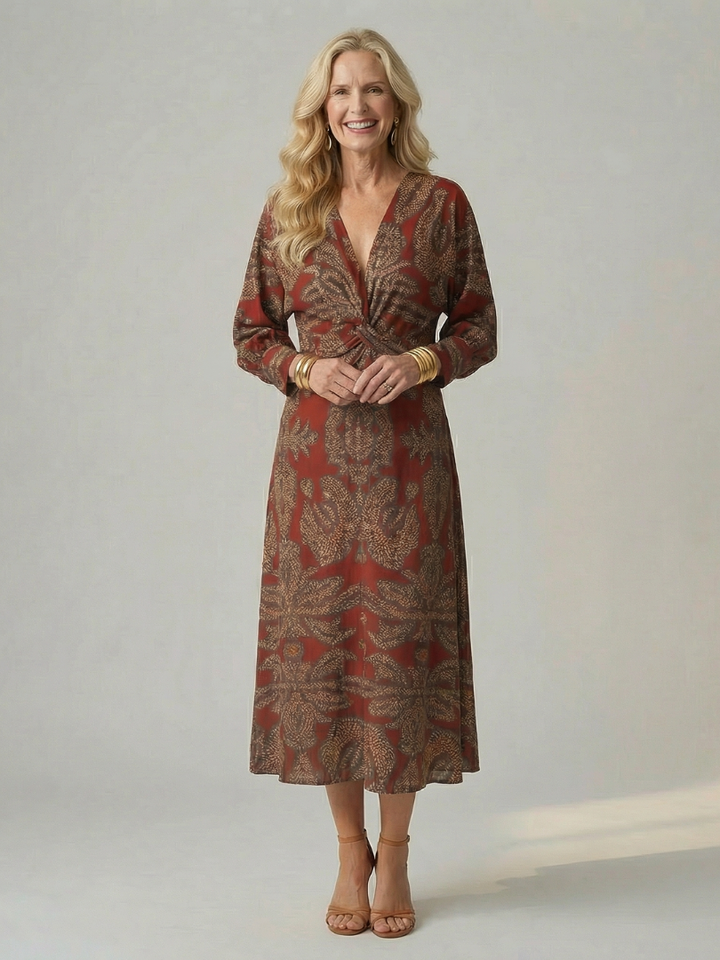 Antonia | Vestido midi cruzado