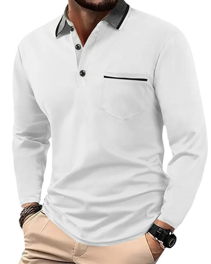 Larsen | Polo de manga larga