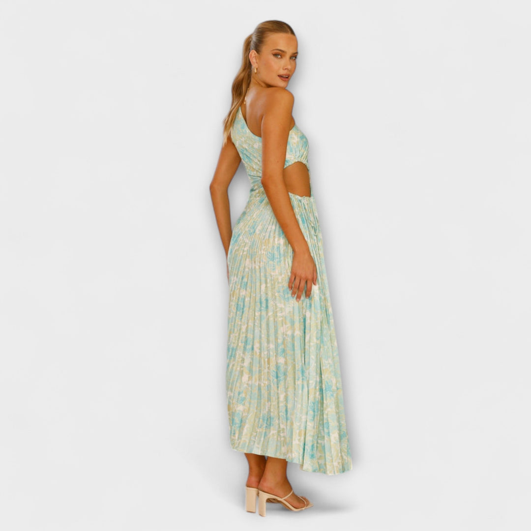 Goretti | Vestido maxi con abertura