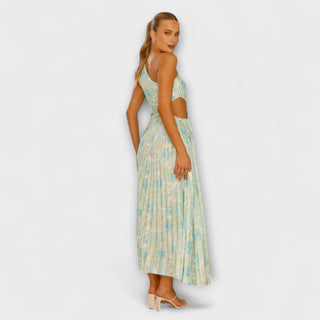 Goretti | Vestido maxi con abertura
