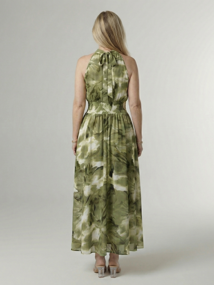 Brisa | Vestido midi halter