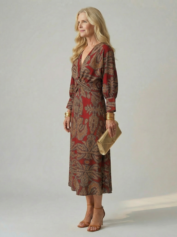 Antonia | Vestido midi cruzado
