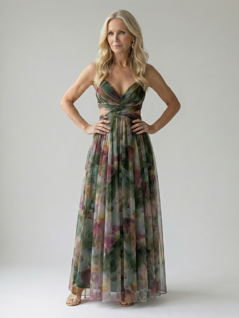 Zoraida | Vestido maxi cruzado