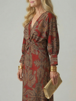 Antonia | Vestido midi cruzado