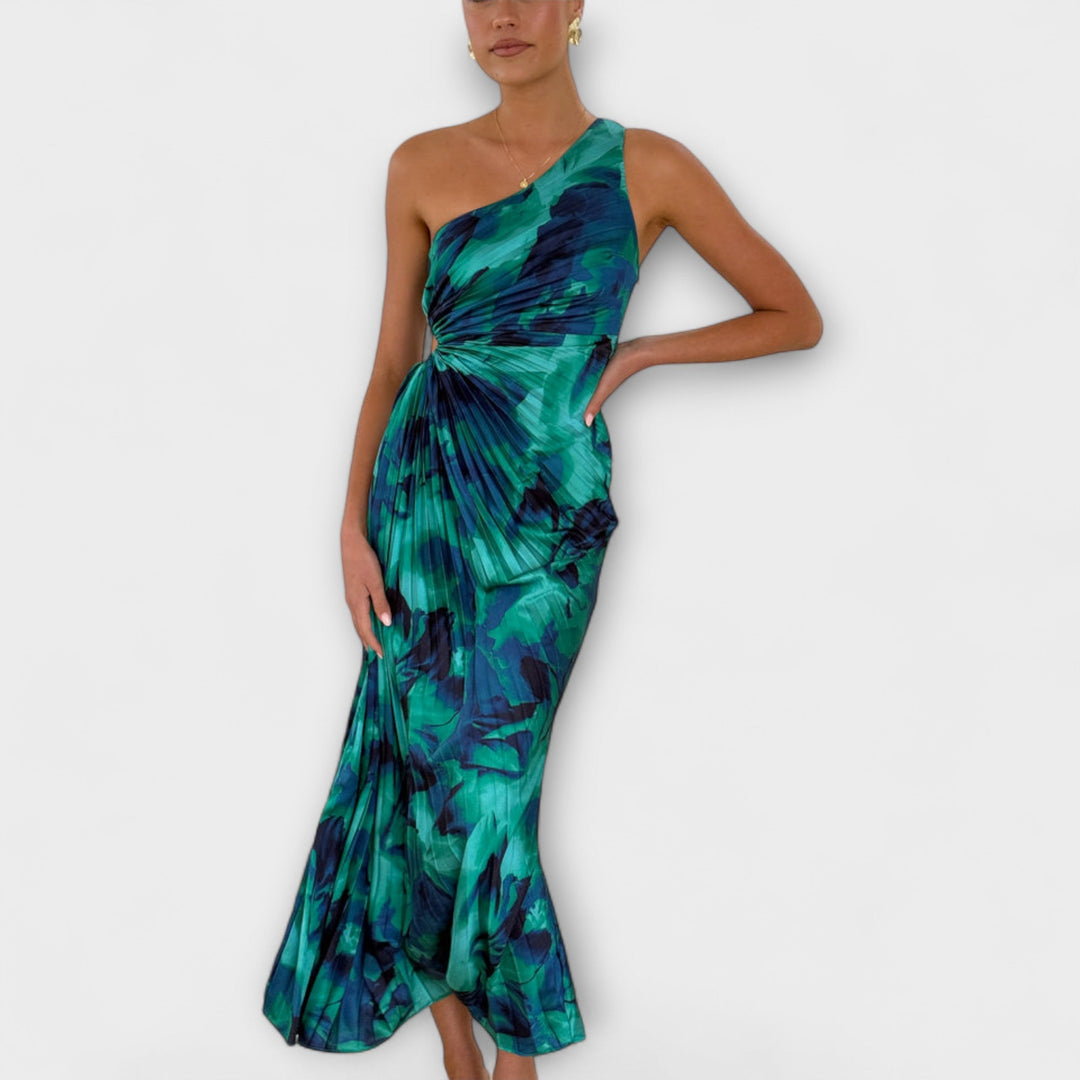 Goretti | Vestido maxi con abertura