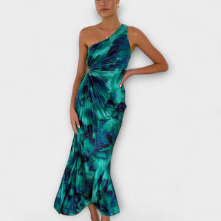 Goretti | Vestido maxi con abertura