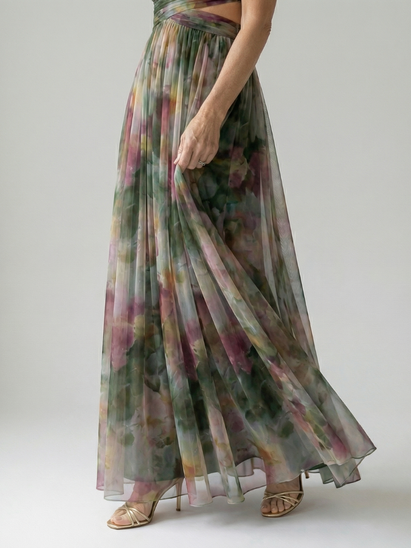 Zoraida | Vestido maxi cruzado