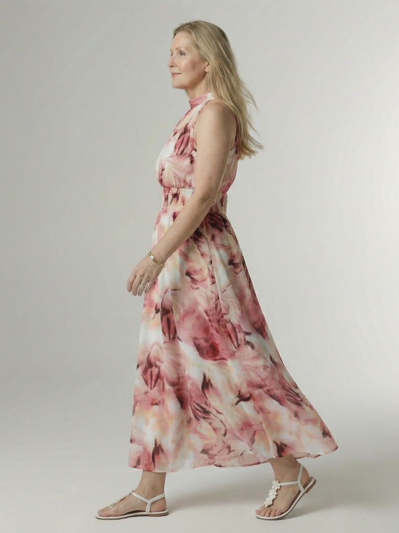 Brisa | Vestido midi halter