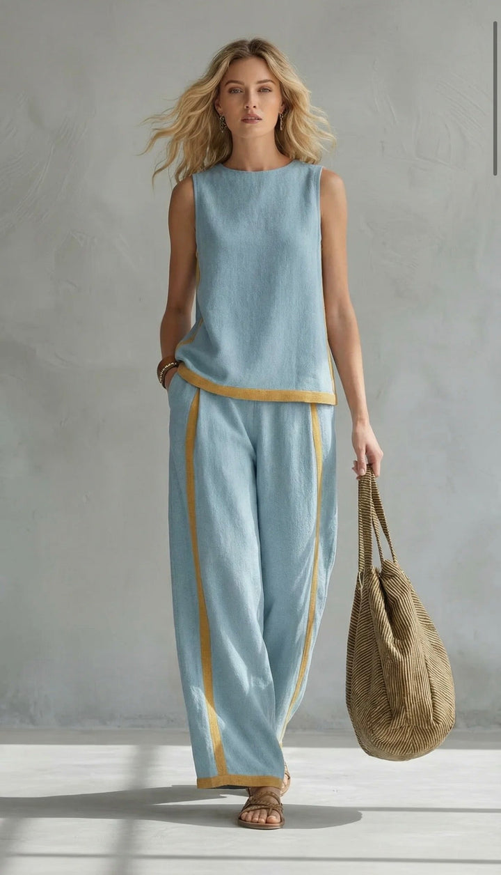 Mónica | Conjunto de chaleco y pantalón