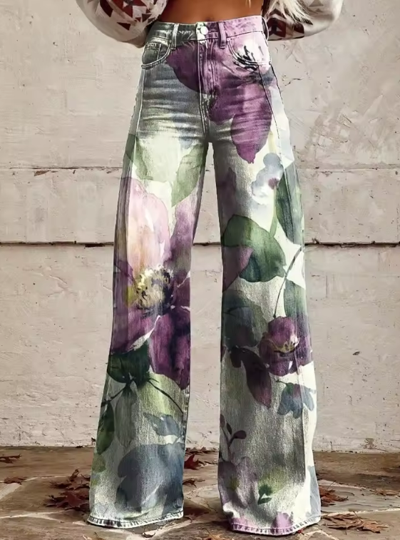 Gertrudis | Pantalones bohemios retro