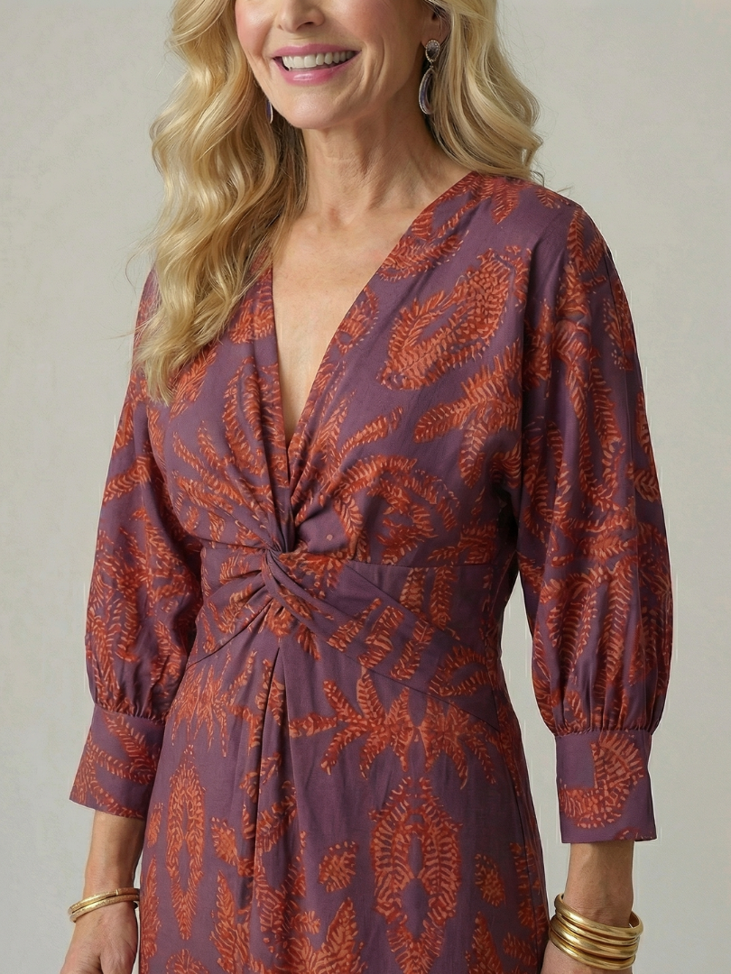 Antonia | Vestido midi cruzado