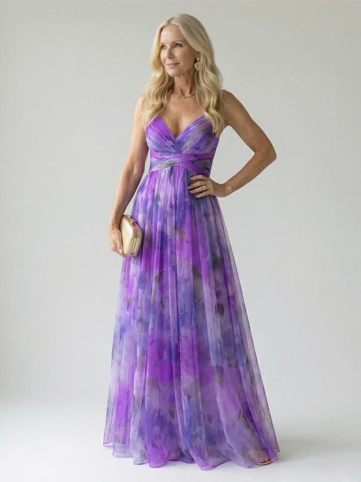 Zoraida | Vestido maxi cruzado