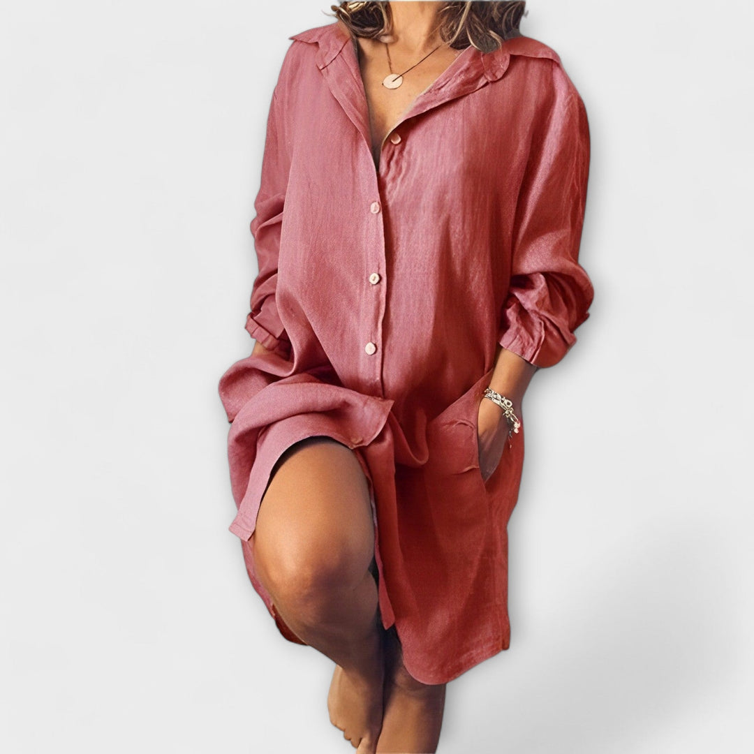 Cintia | Blusa de lino