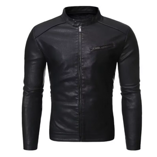 Luis | Chaqueta elegante efecto piel