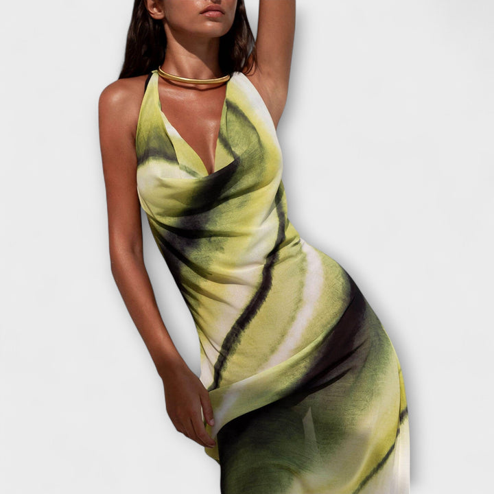 Roser | Vestido maxi tie-dye degradado
