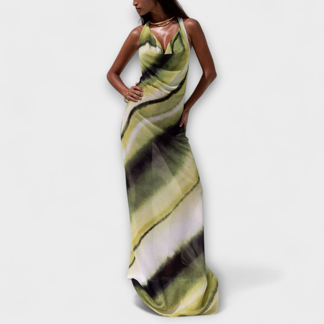 Roser | Vestido maxi tie-dye degradado