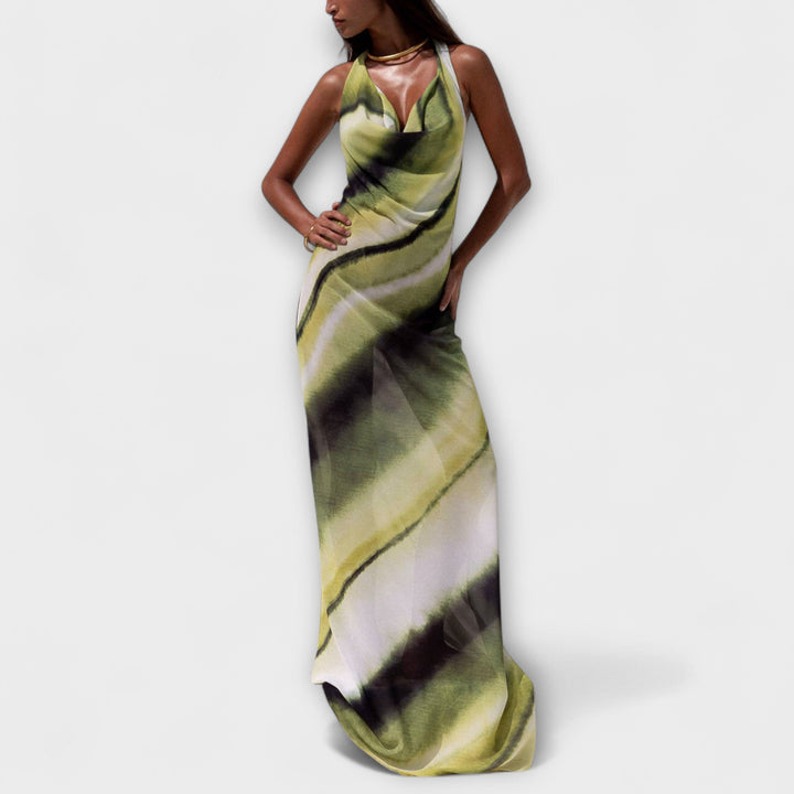 Roser | Vestido maxi tie-dye degradado