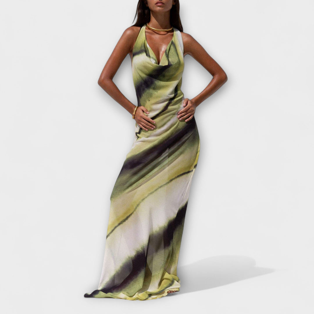 Roser | Vestido maxi tie-dye degradado
