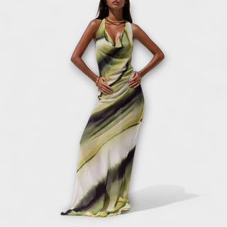 Roser | Vestido maxi tie-dye degradado