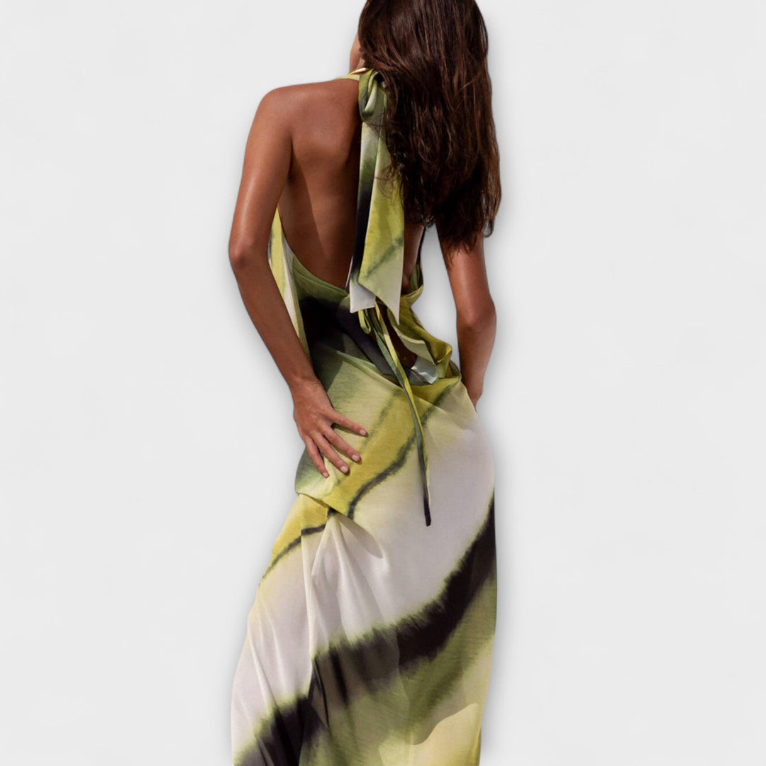 Roser | Vestido maxi tie-dye degradado