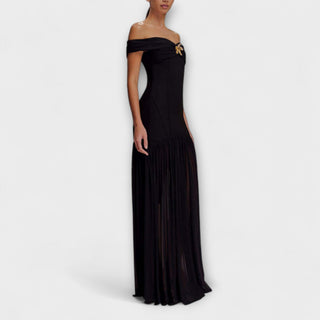 Maelie | Vestido maxi bodycon con flores