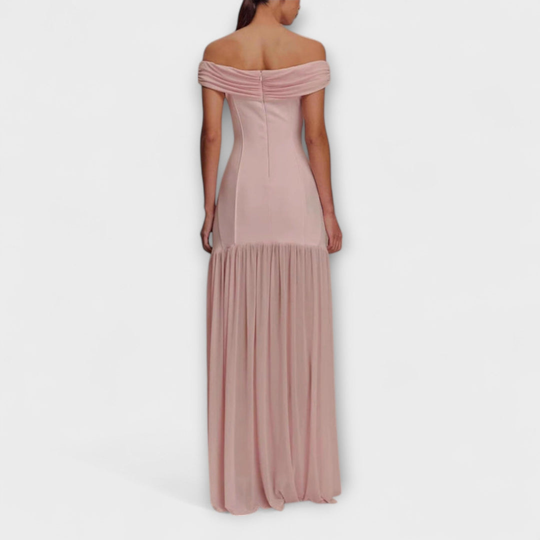 Maelie | Vestido maxi bodycon con flores