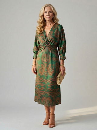 Antonia | Vestido midi cruzado