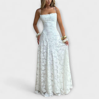 Itziar | Vestido maxi de jacquard