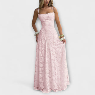 Itziar | Vestido maxi de jacquard