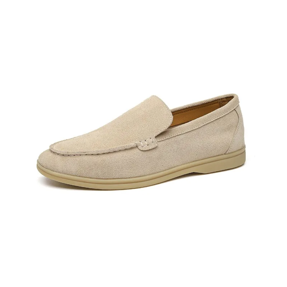 Baltasar | Mocasines efecto ante color caramelo