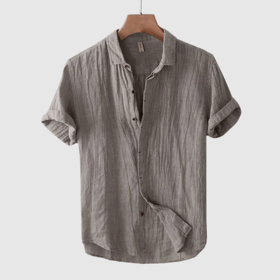 Moisés | Camisa de lino de manga corta
