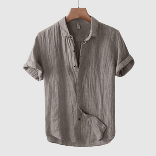 Moisés | Camisa de lino de manga corta