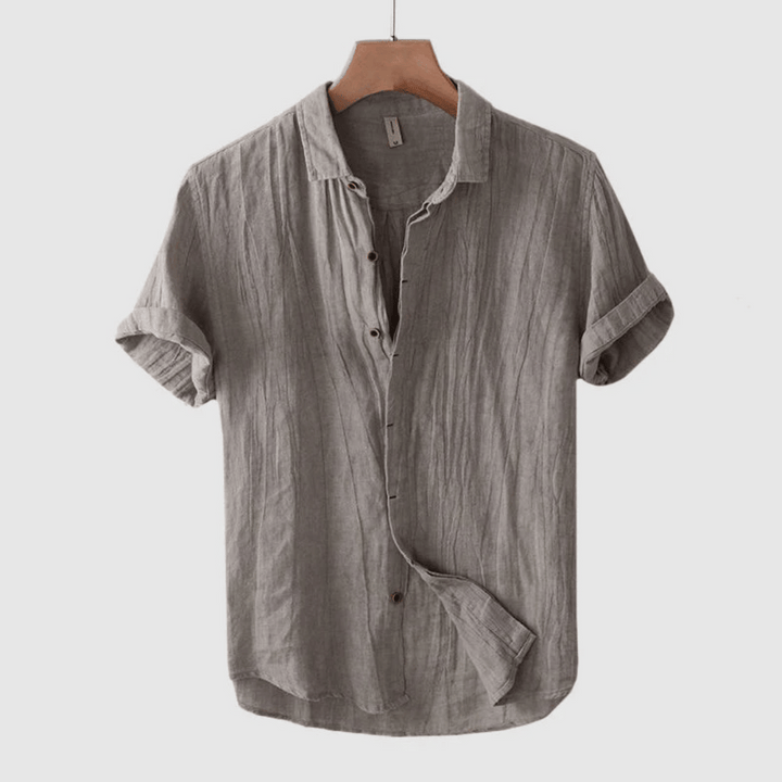 Moisés | Camisa de lino de manga corta