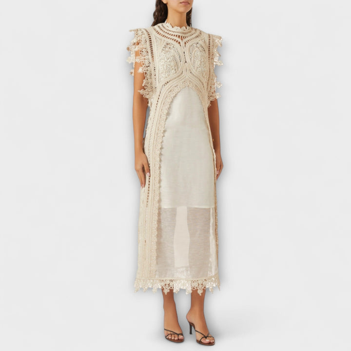 Mira | Vestido maxi de organza