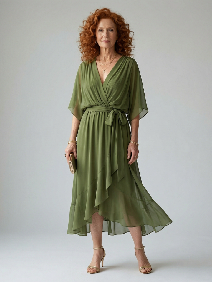 Edith | Vestido midi con lazo