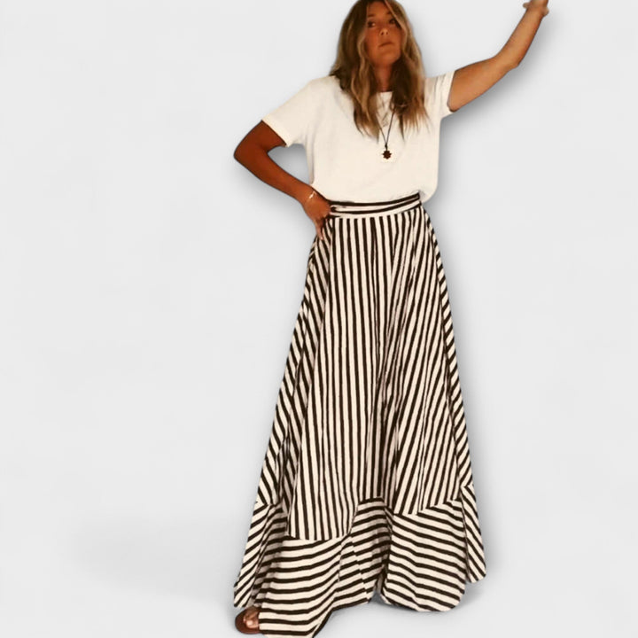Laia | Vestido maxi con volantes