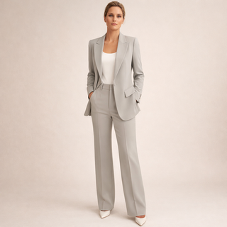 Alegría | Traje con pantalón acampanado