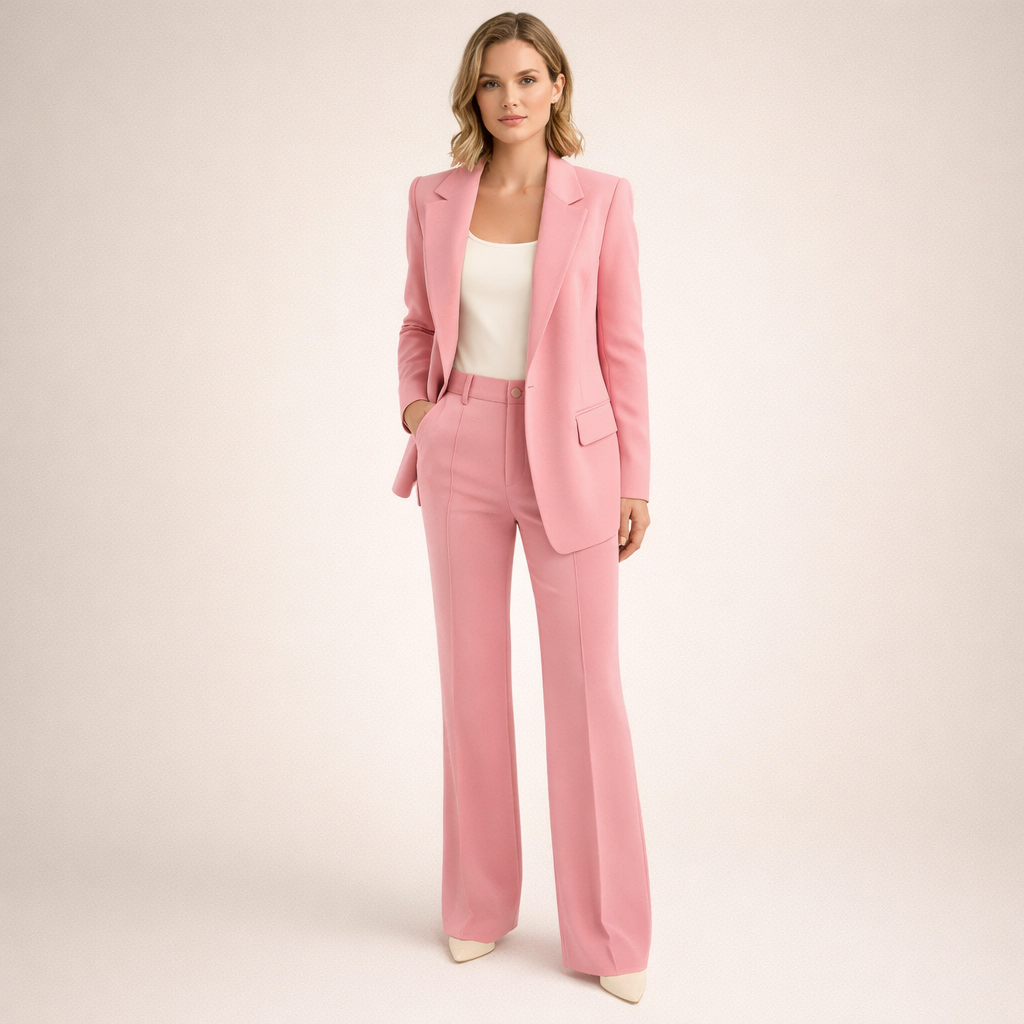Alegría | Traje con pantalón acampanado