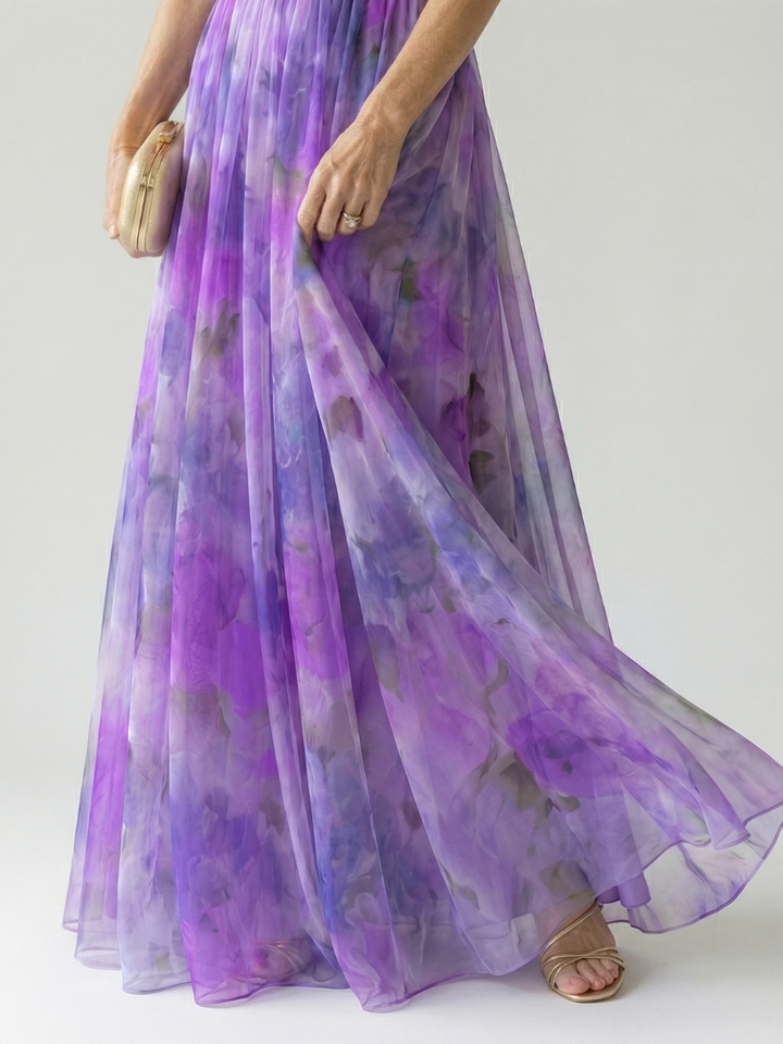 Zoraida | Vestido maxi cruzado