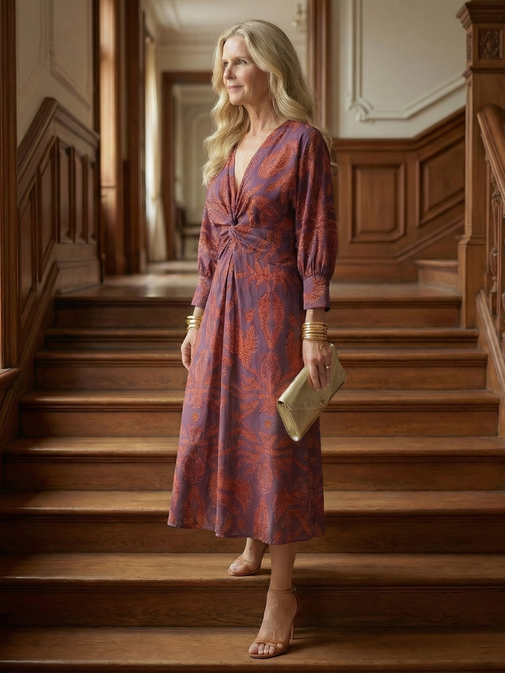 Antonia | Vestido midi cruzado
